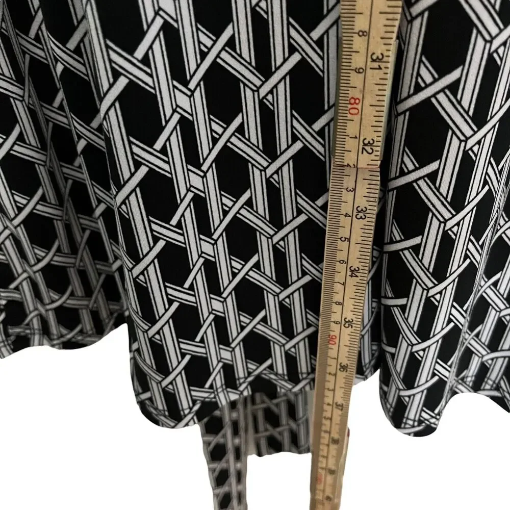 Laundry By Shelli Segal Shirt Dress Career Stretch Knit Belted Ruched Front SZ 6